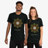 Be Still and Know Dharma Wheel- Unisex Tri Blend Short Sleeve T-shirt